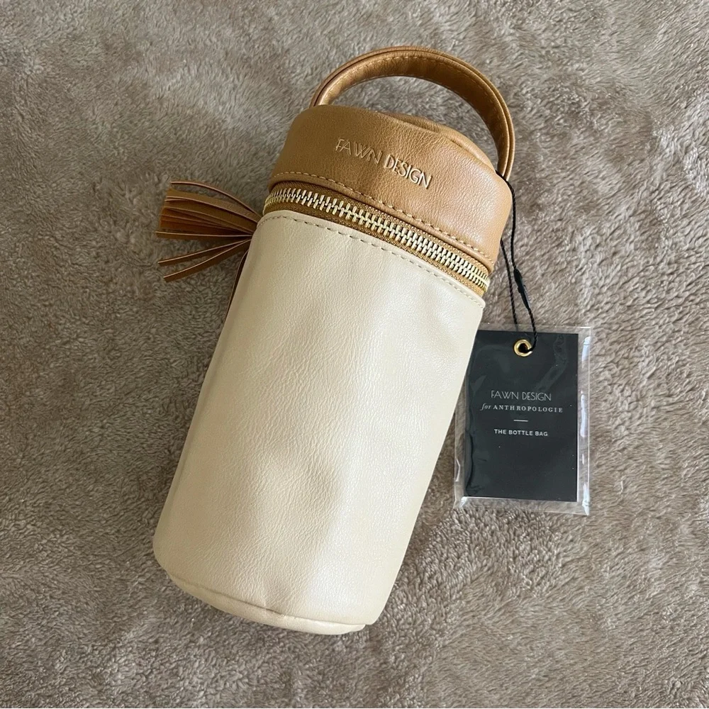 Fawn Design for Anthropologie The Bottle Bag in Tan/Sand